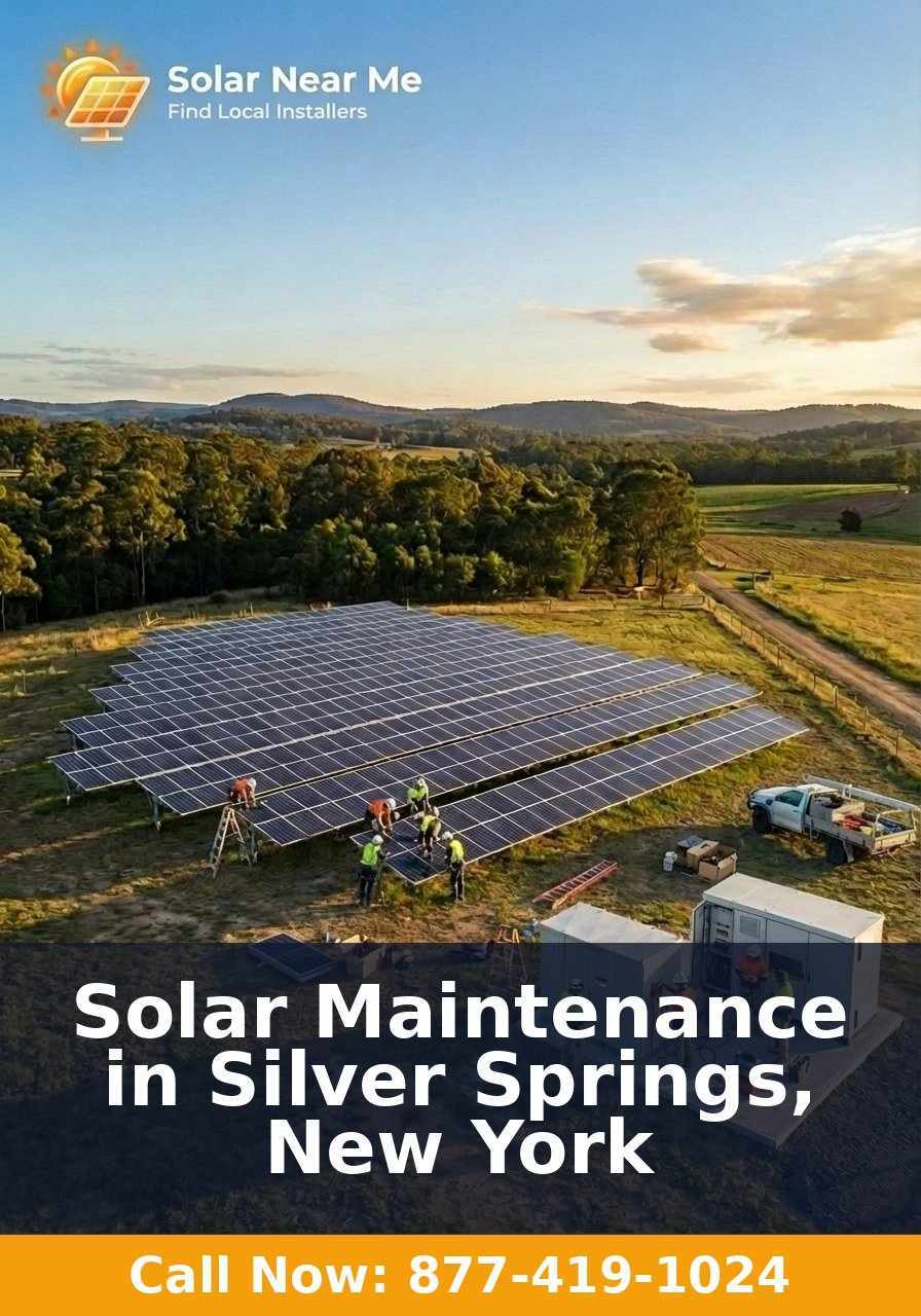 Solar Maintenance in Silver Springs, New York