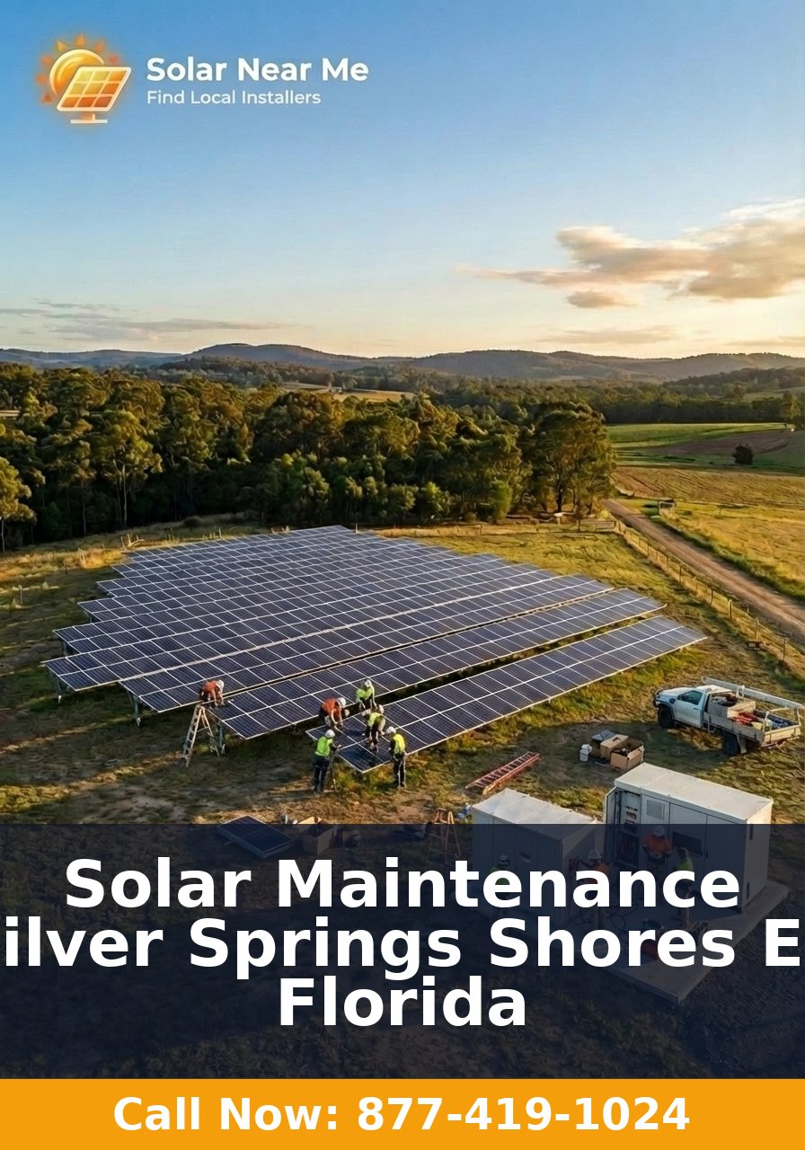 Solar Maintenance in Silver Springs Shores East, Florida