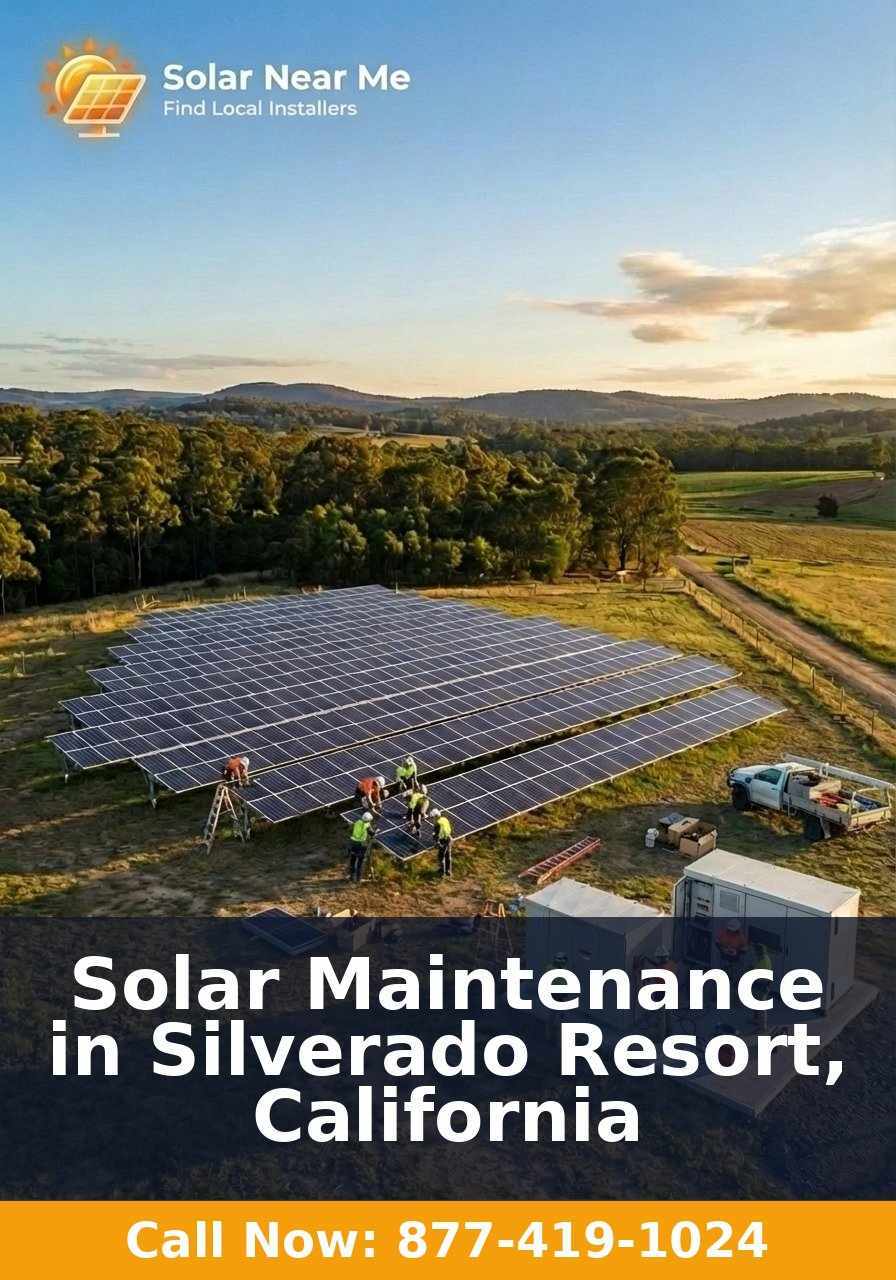 Solar Maintenance in Silverado Resort, California