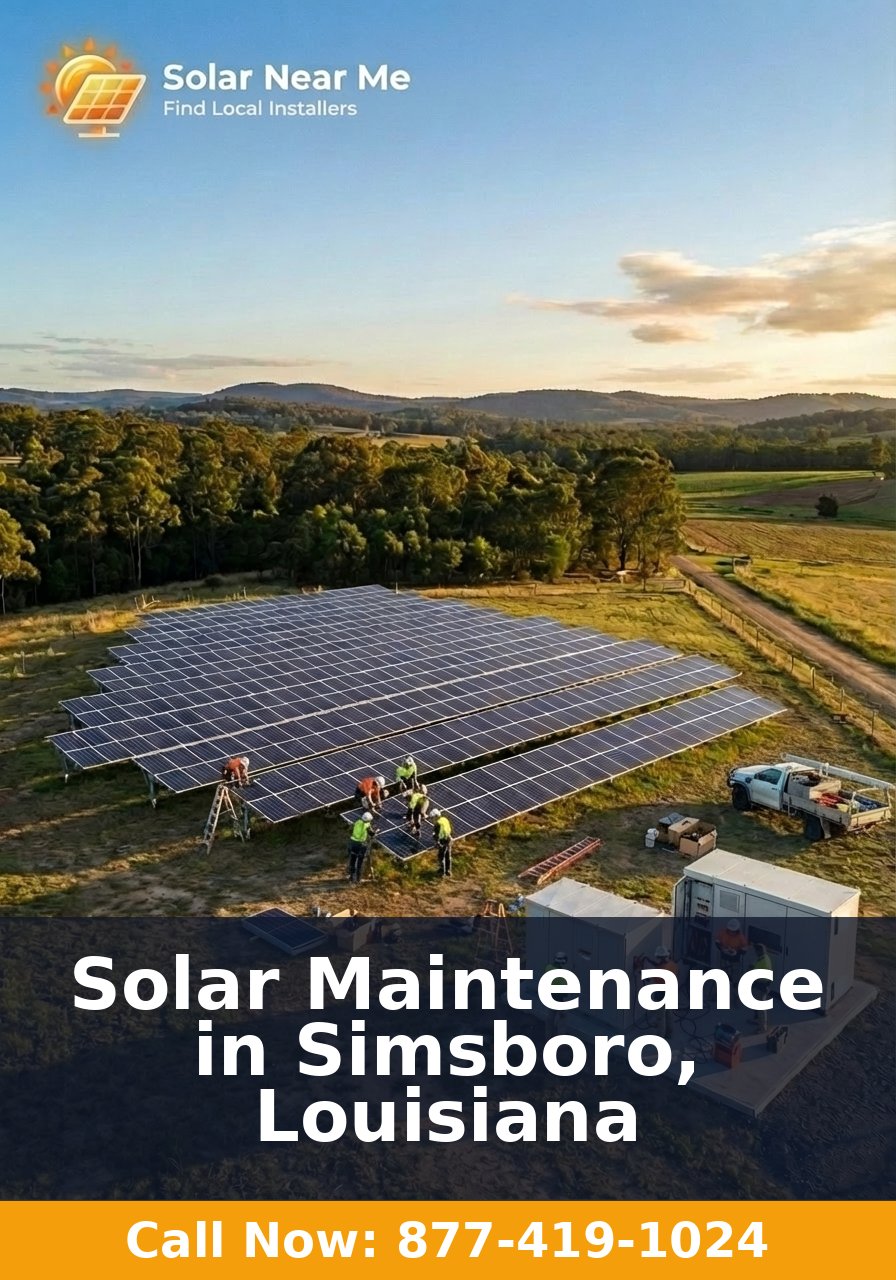 Solar Maintenance in Simsboro, Louisiana