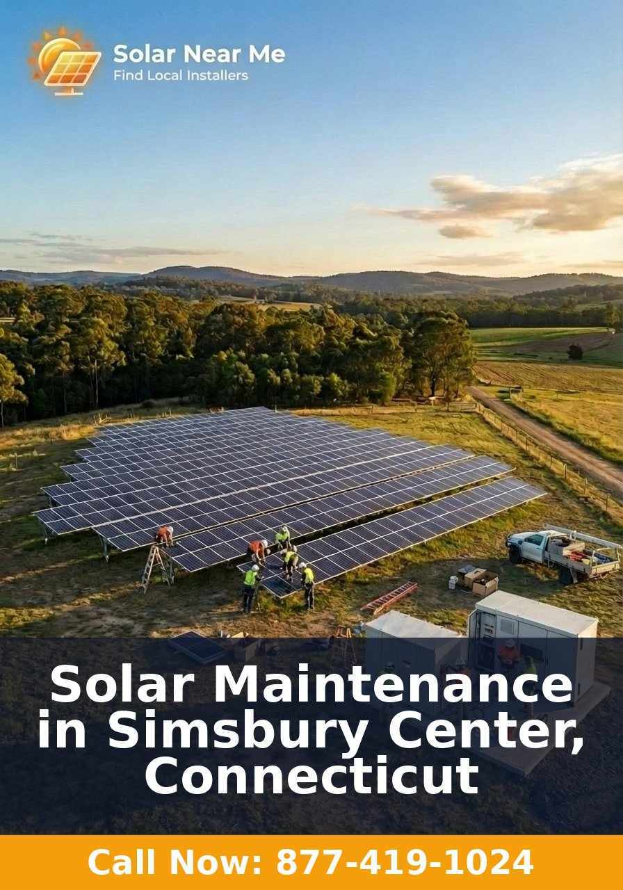 Solar Maintenance in Simsbury Center, Connecticut