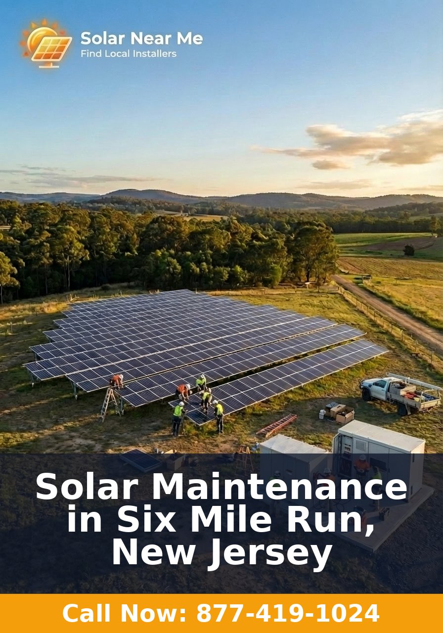Solar Maintenance in Six Mile Run, New Jersey