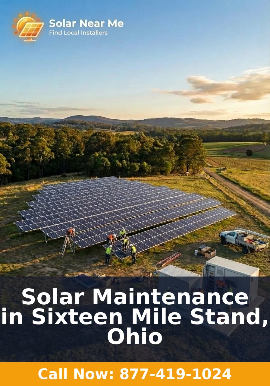 Solar Maintenance in Sixteen Mile Stand, Ohio