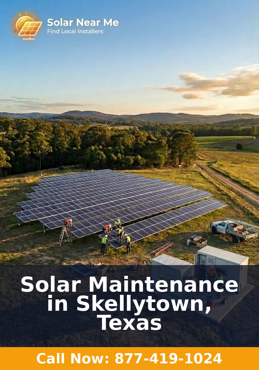 Solar Maintenance in Skellytown, Texas