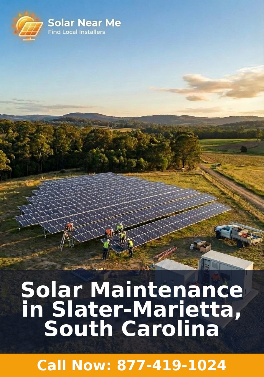 Solar Maintenance in Slater-Marietta, South Carolina