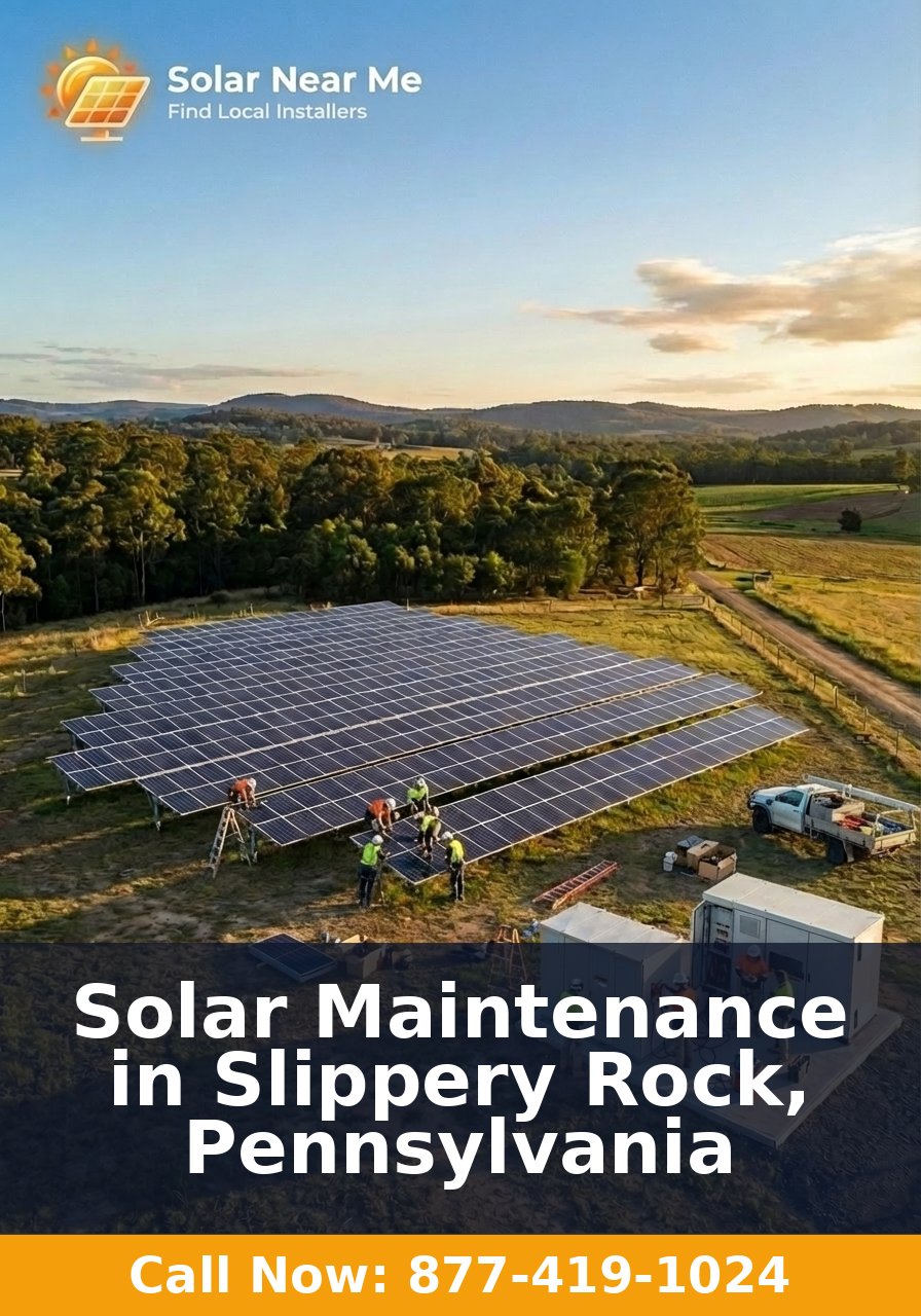 Solar Maintenance in Slippery Rock, Pennsylvania