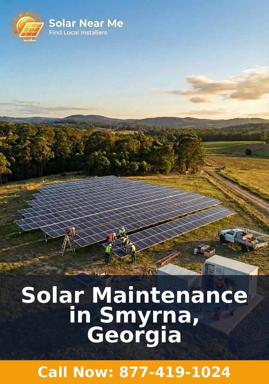 Solar Maintenance in Smyrna, Georgia