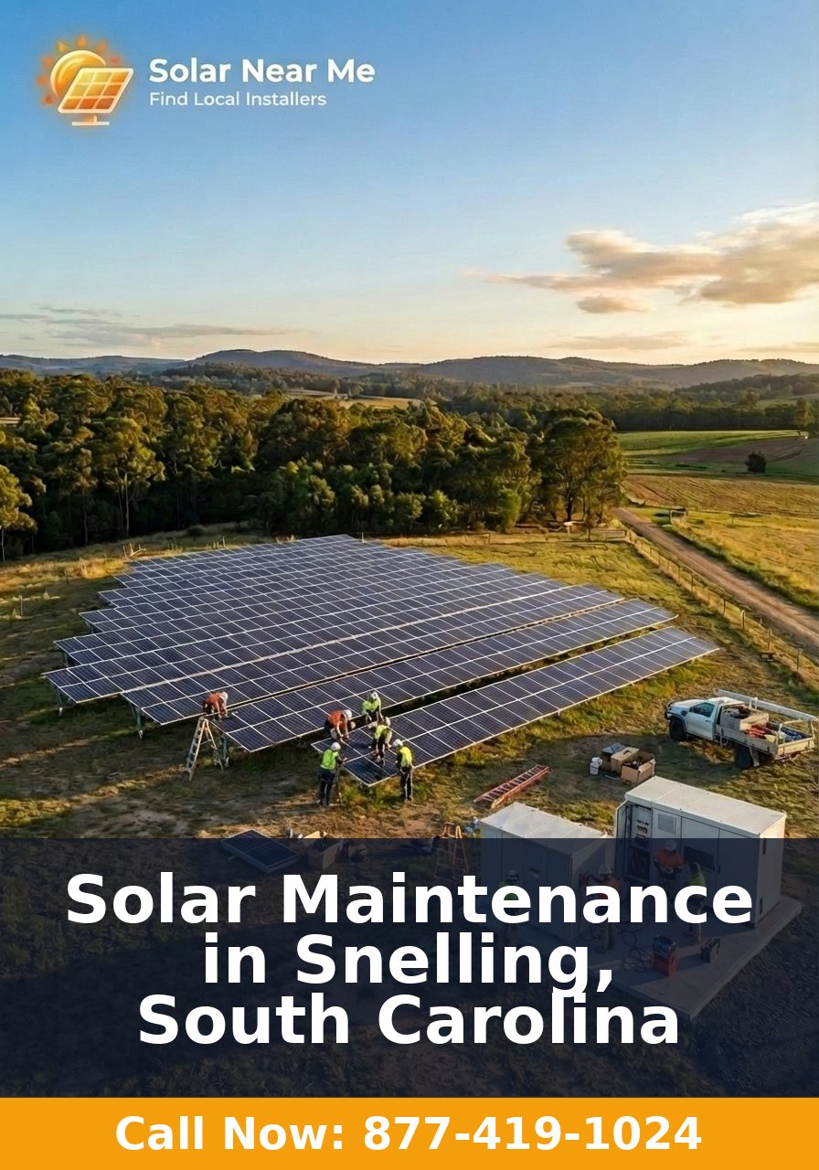 Solar Maintenance in Snelling, South Carolina