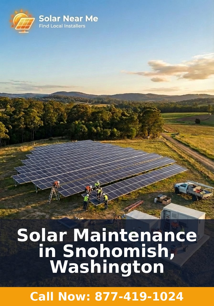 Solar Maintenance in Snohomish, Washington
