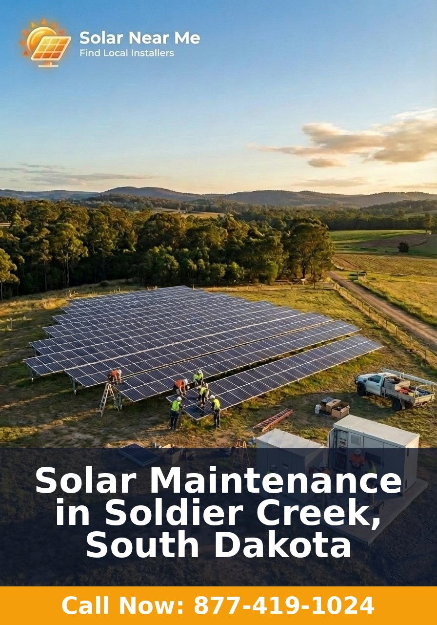 Solar Maintenance in Soldier Creek, South Dakota