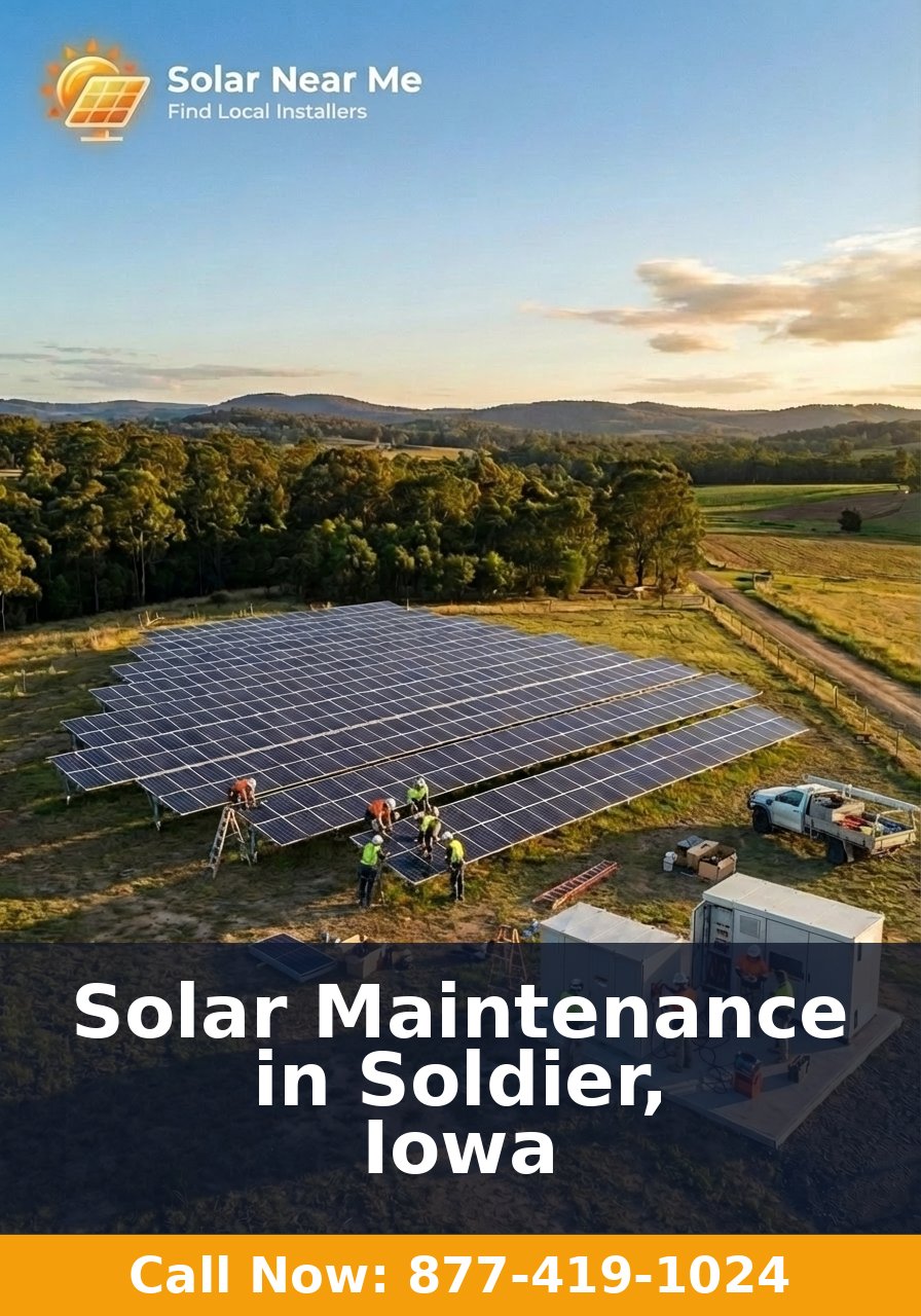 Solar Maintenance in Soldier, Iowa
