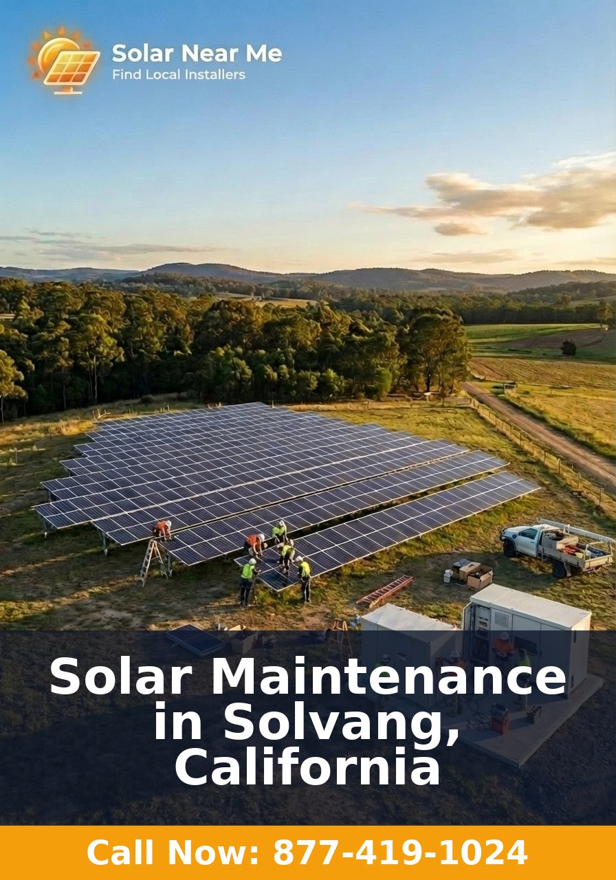 Solar Maintenance in Solvang, California