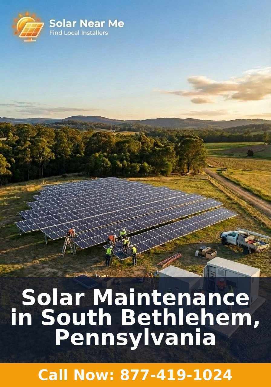 Solar Maintenance in South Bethlehem, Pennsylvania