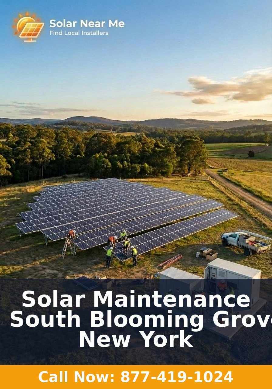 Solar Maintenance in South Blooming Grove, New York