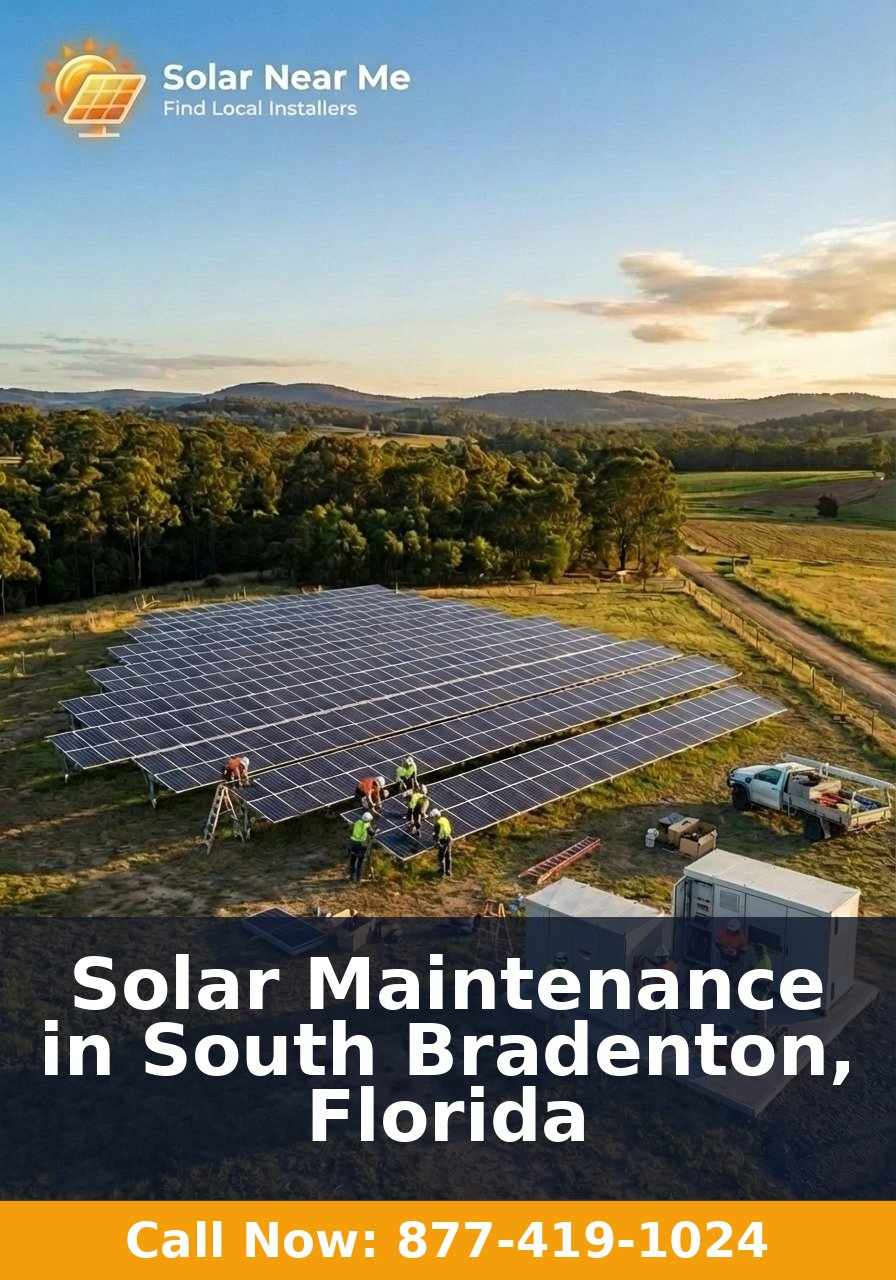 Solar Maintenance in South Bradenton, Florida
