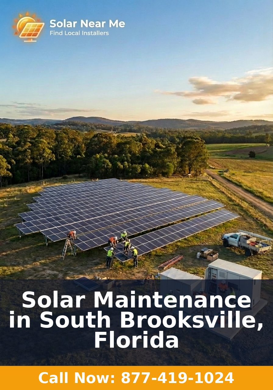 Solar Maintenance in South Brooksville, Florida