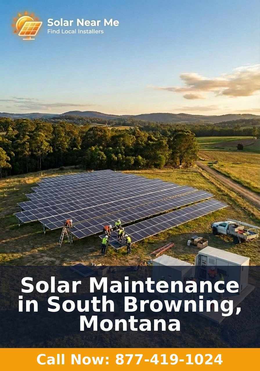 Solar Maintenance in South Browning, Montana