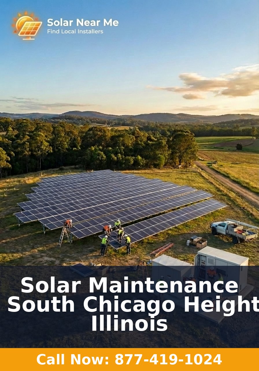 Solar Maintenance in South Chicago Heights, Illinois