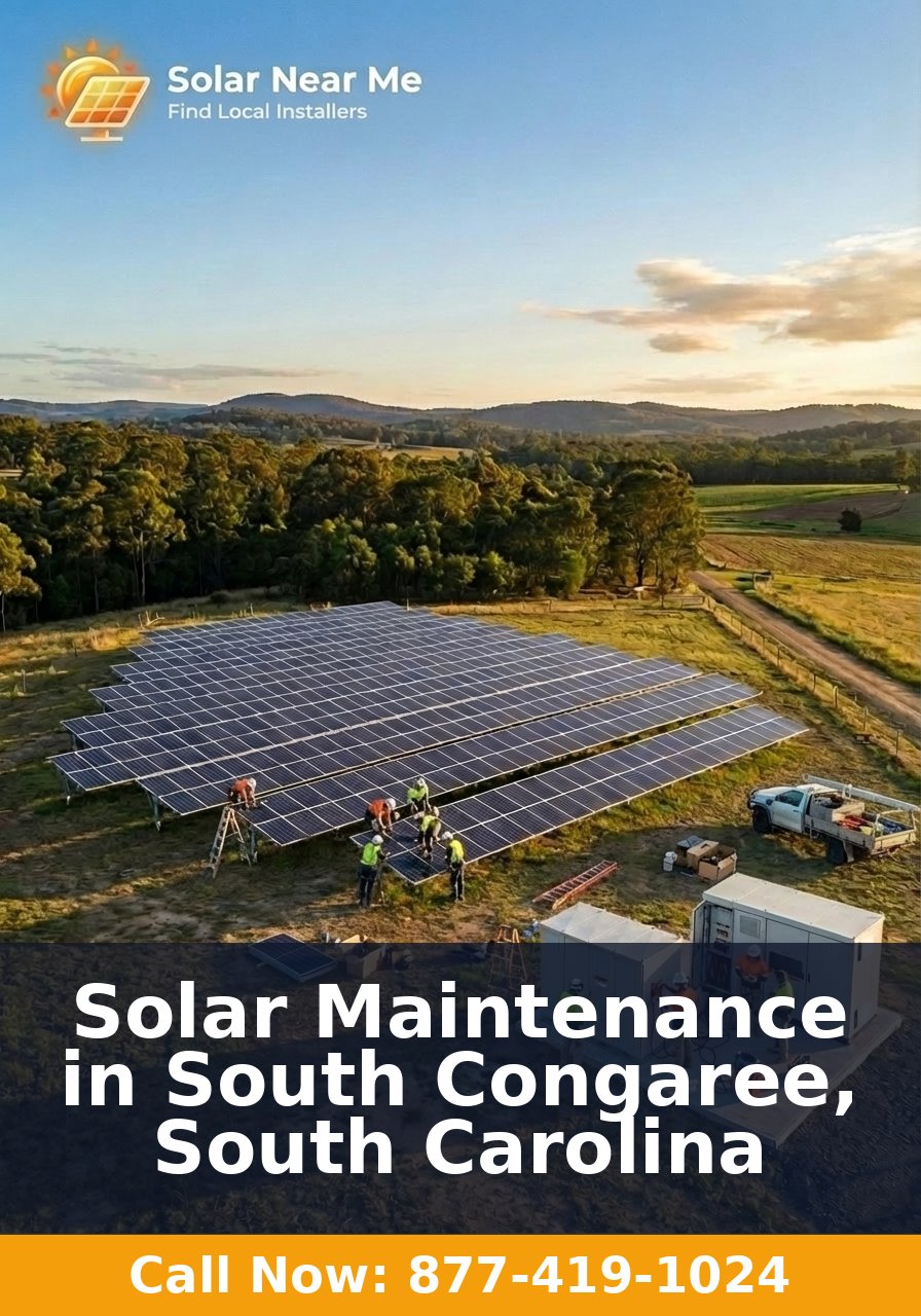 Solar Maintenance in South Congaree, South Carolina