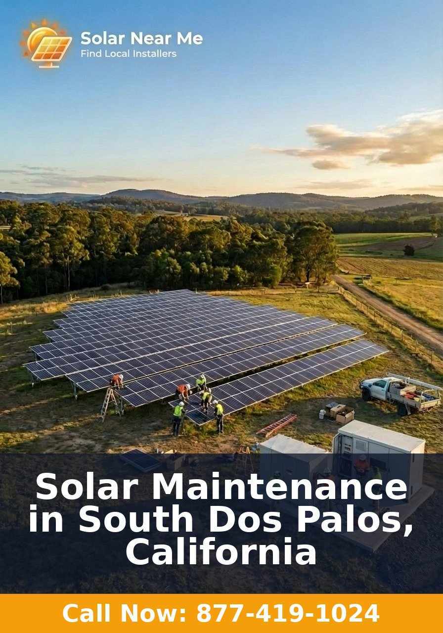 Solar Maintenance in South Dos Palos, California