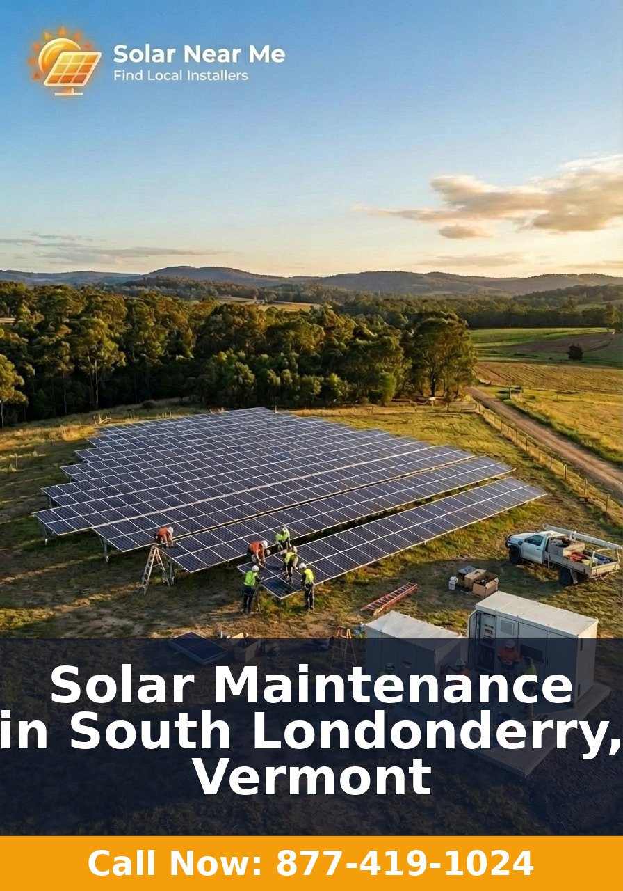 Solar Maintenance in South Londonderry, Vermont