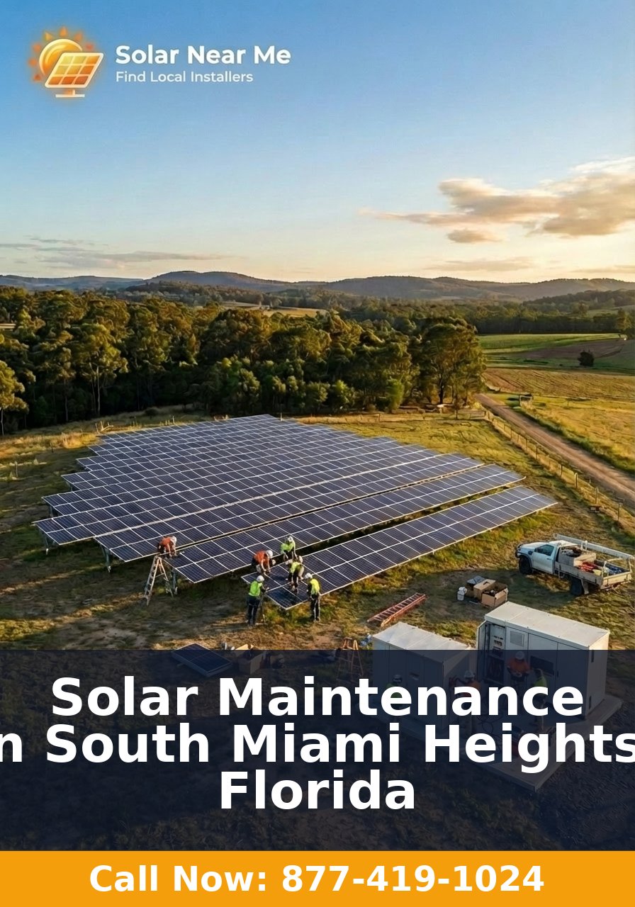 Solar Maintenance in South Miami Heights, Florida