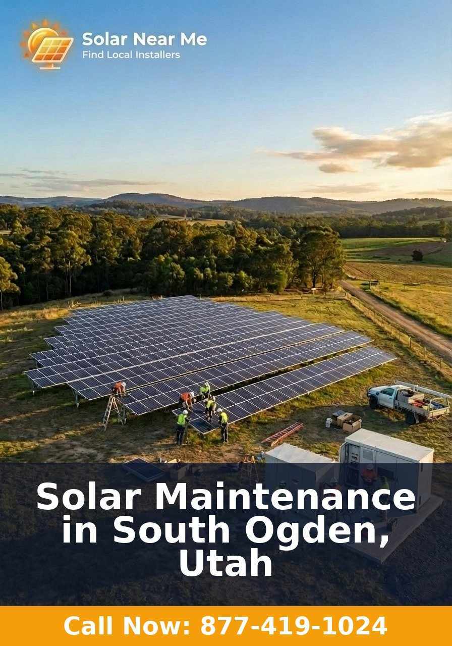 Solar Maintenance in South Ogden, Utah