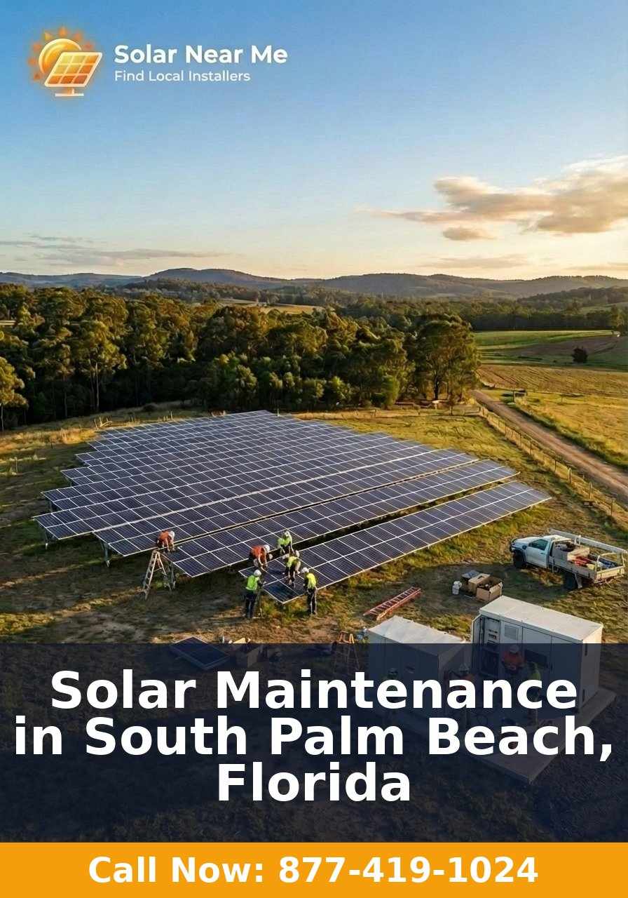 Solar Maintenance in South Palm Beach, Florida