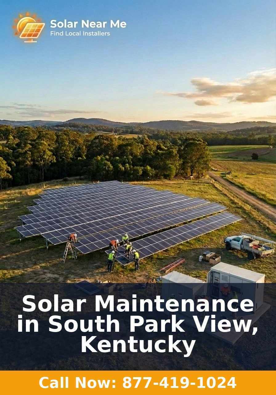 Solar Maintenance in South Park View, Kentucky