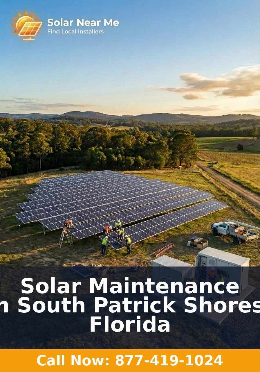 Solar Maintenance in South Patrick Shores, Florida