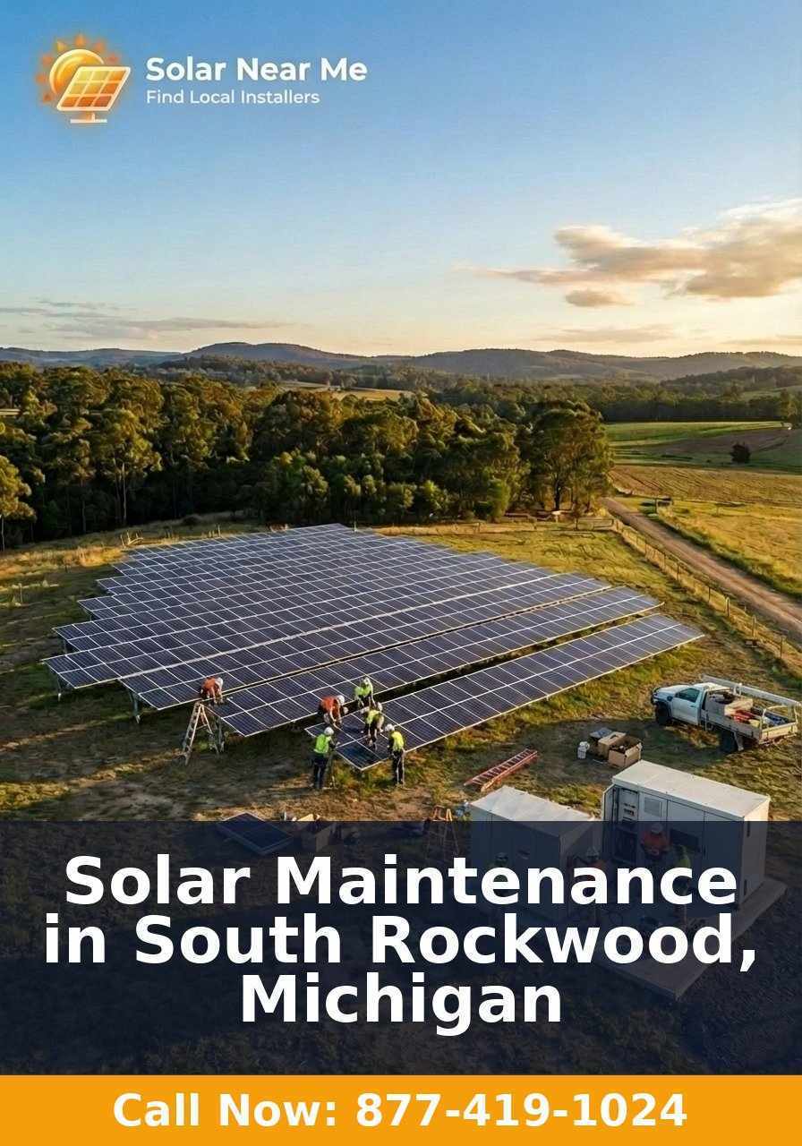 Solar Maintenance in South Rockwood, Michigan
