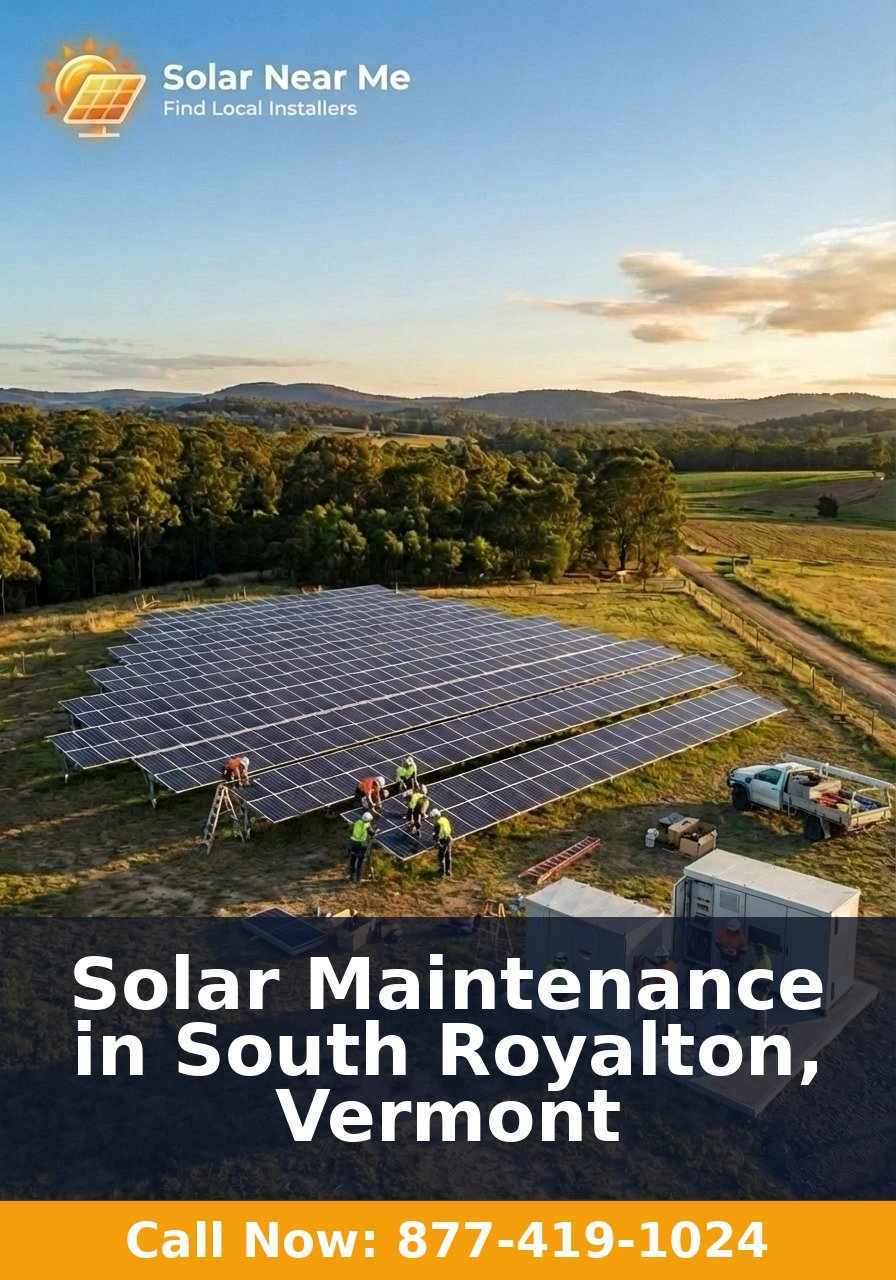 Solar Maintenance in South Royalton, Vermont