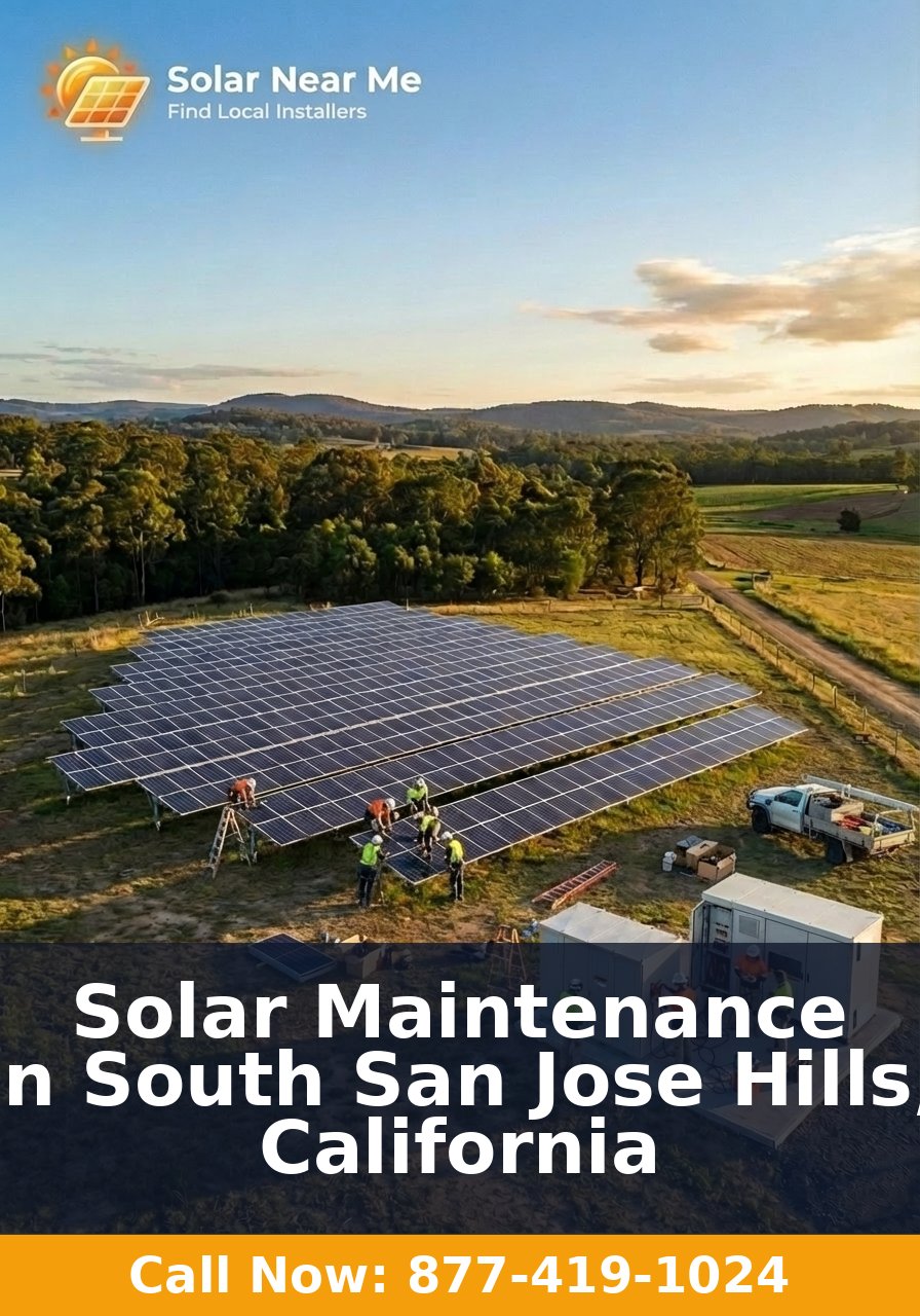 Solar Maintenance in South San Jose Hills, California