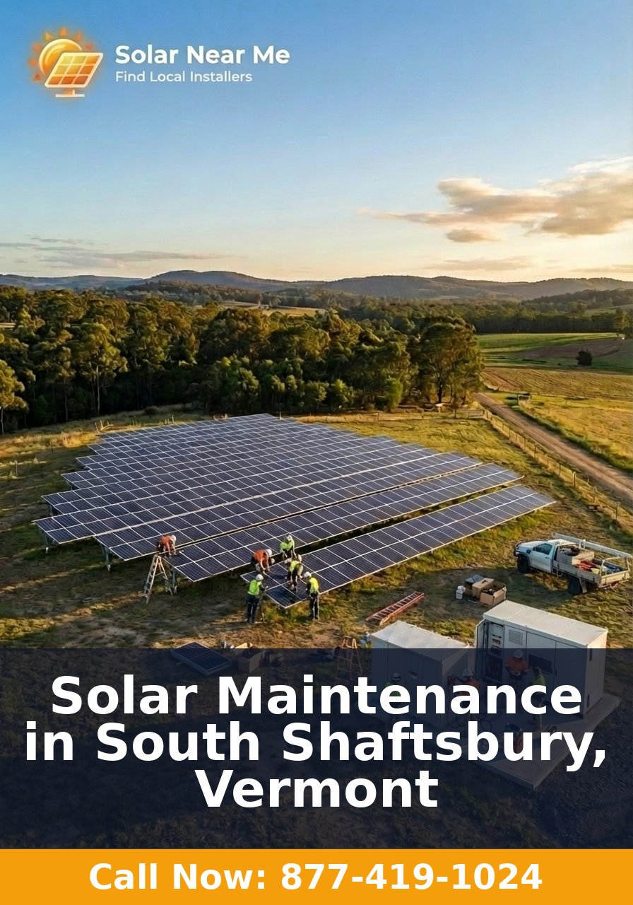 Solar Maintenance in South Shaftsbury, Vermont