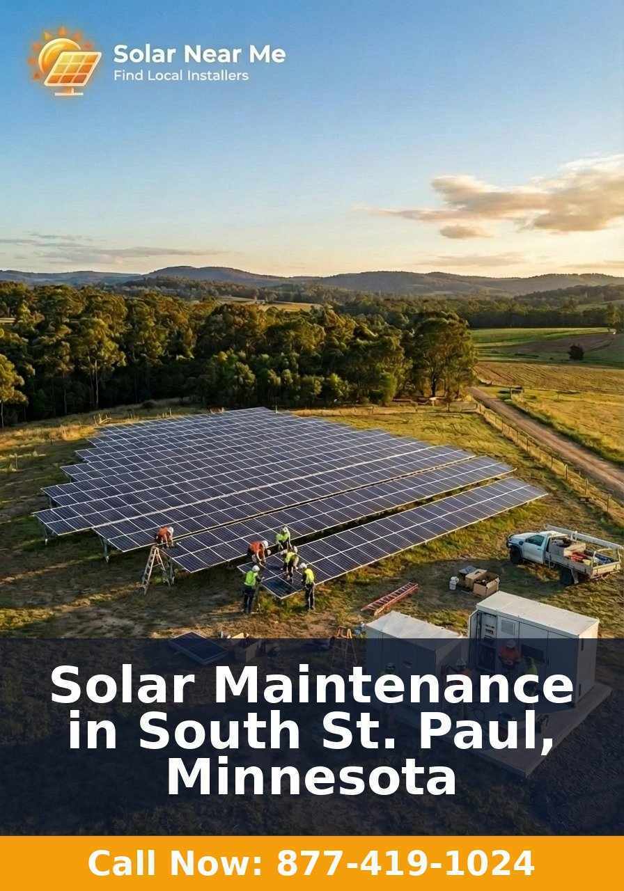 Solar Maintenance in South St. Paul, Minnesota