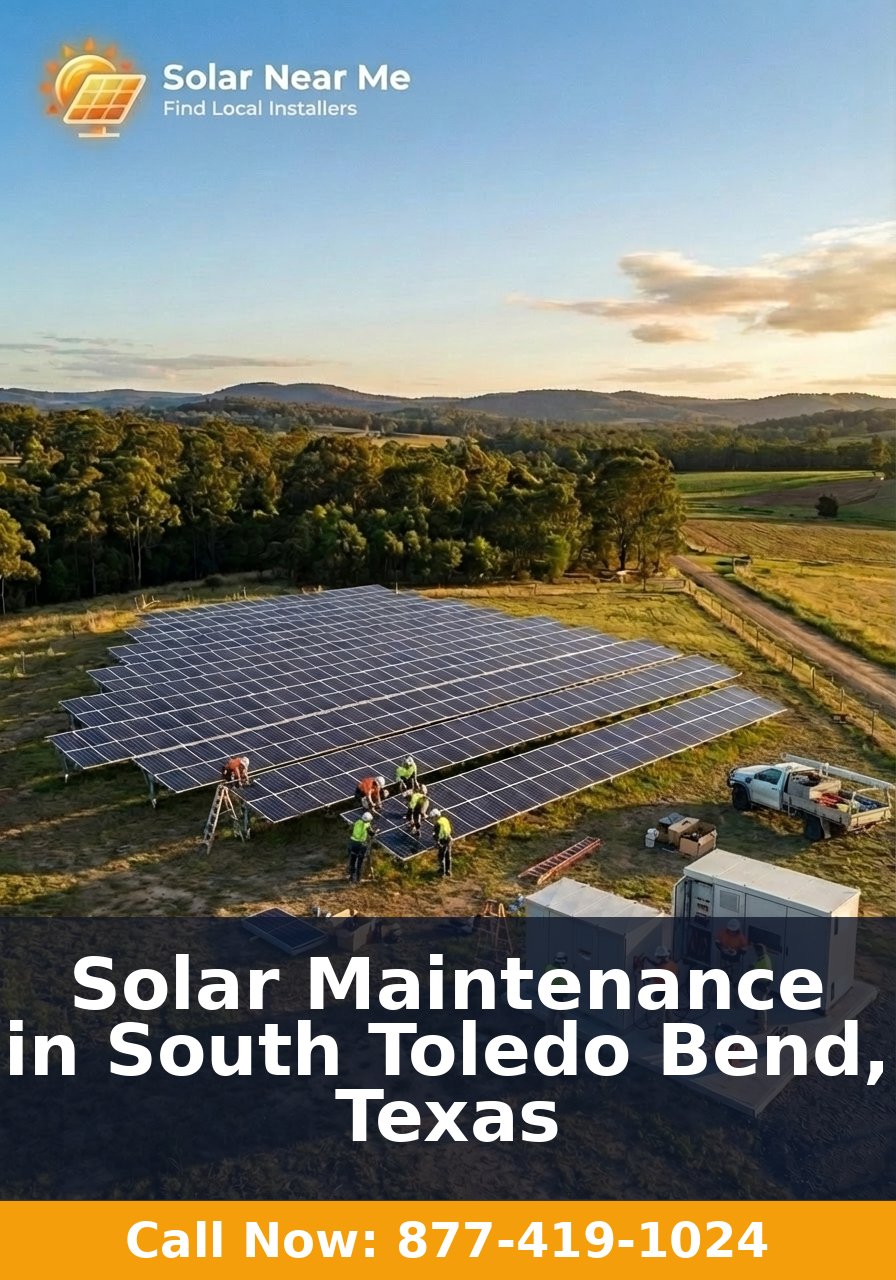 Solar Maintenance in South Toledo Bend, Texas