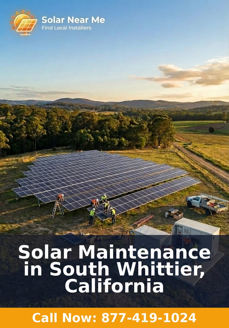 Solar Maintenance in South Whittier, California