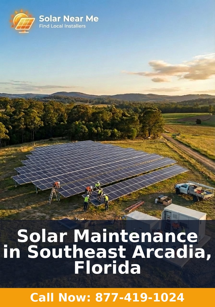 Solar Maintenance in Southeast Arcadia, Florida