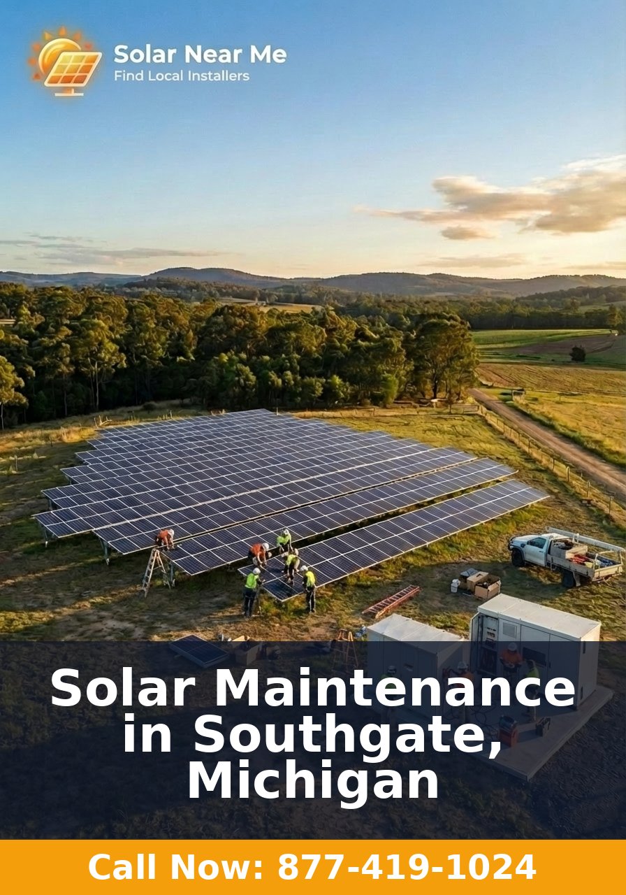Solar Maintenance in Southgate, Michigan