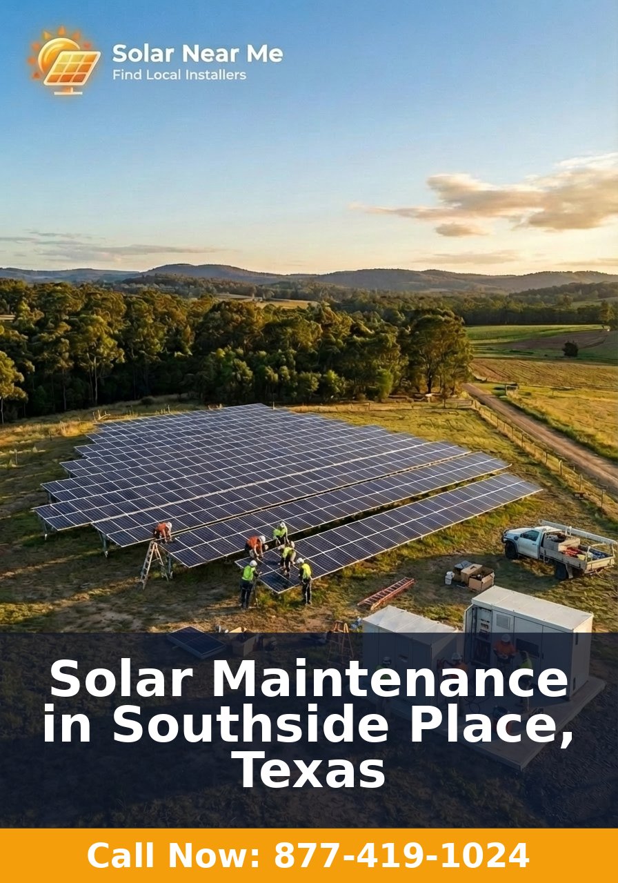 Solar Maintenance in Southside Place, Texas
