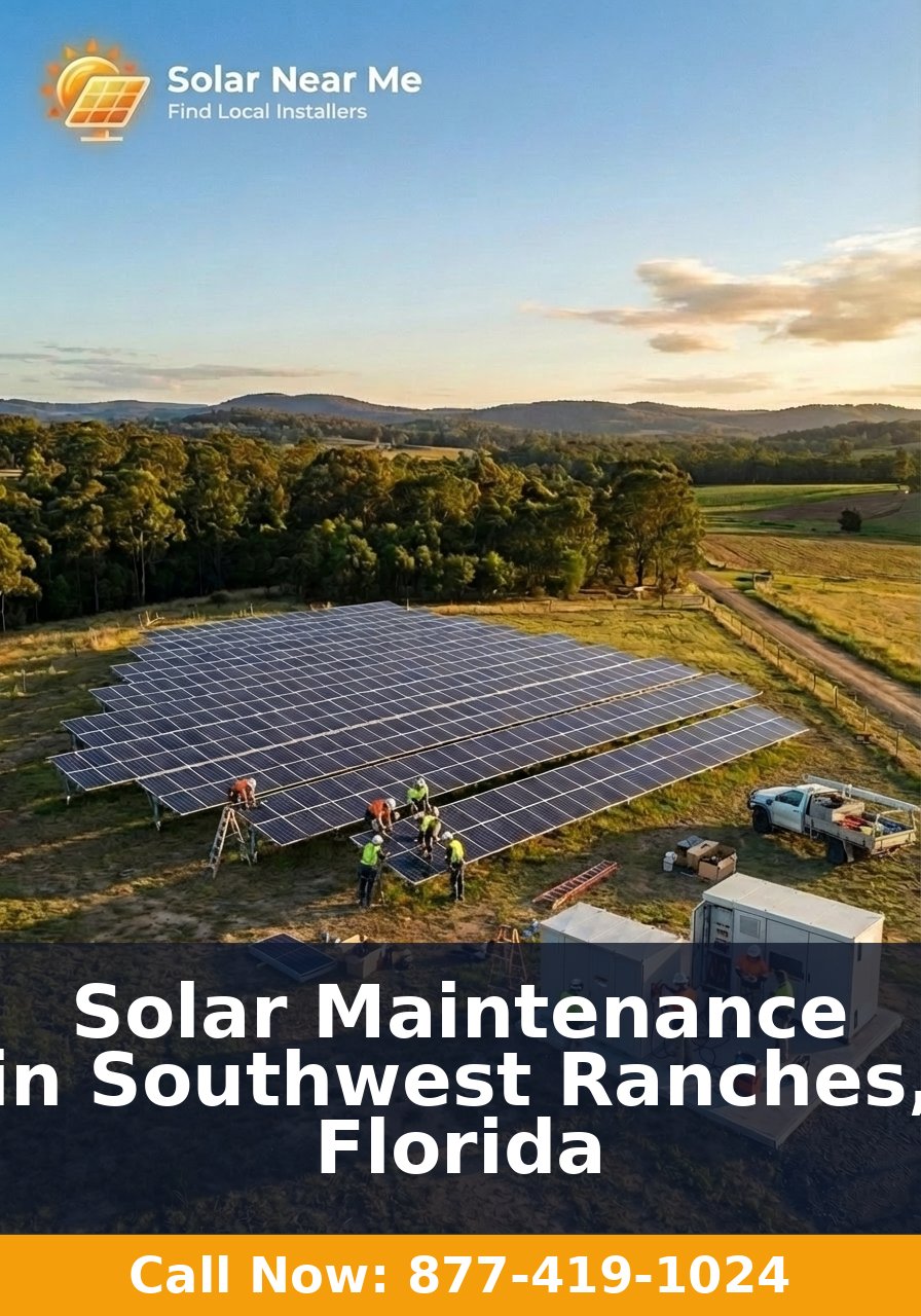 Solar Maintenance in Southwest Ranches, Florida