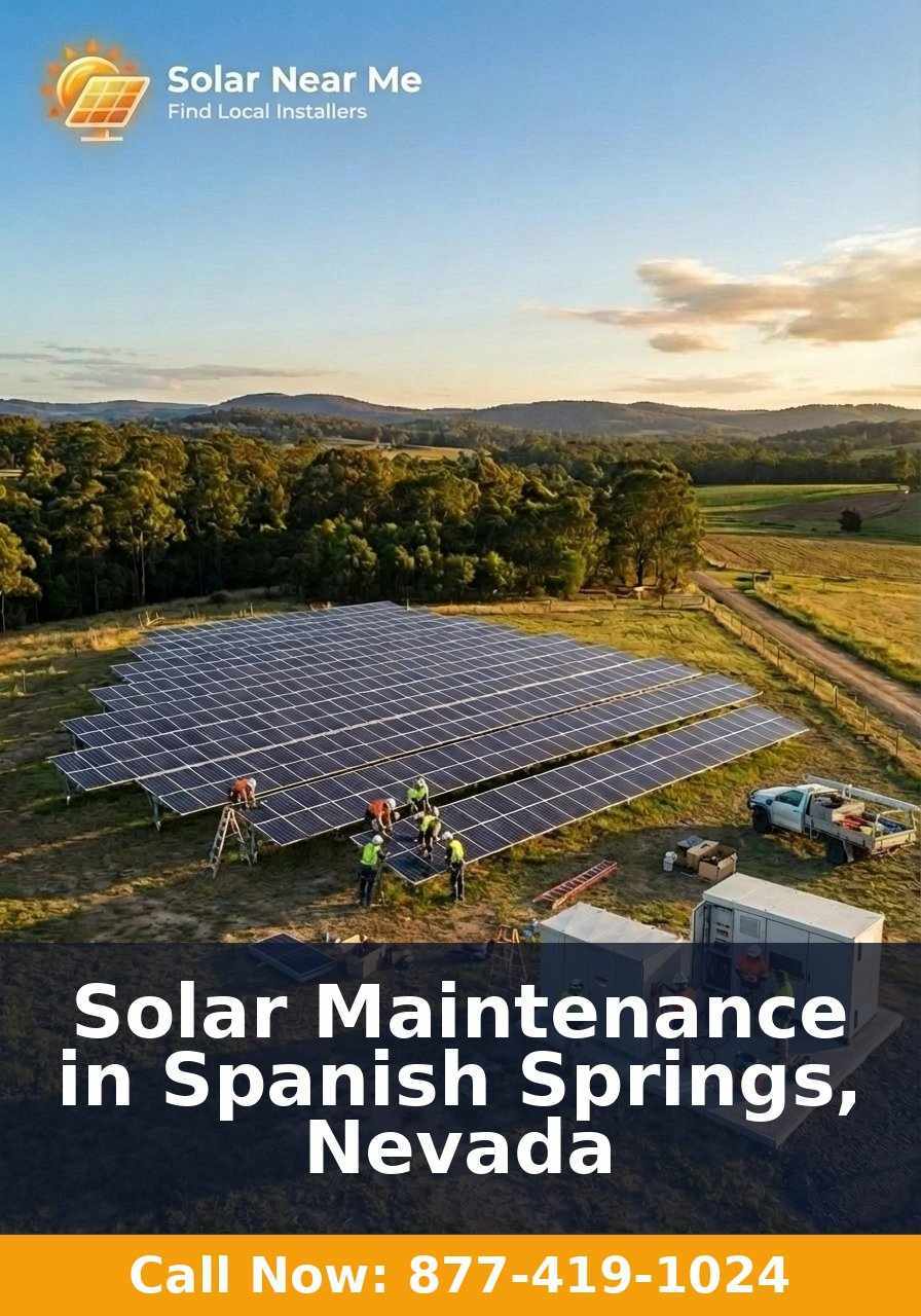 Solar Maintenance in Spanish Springs, Nevada