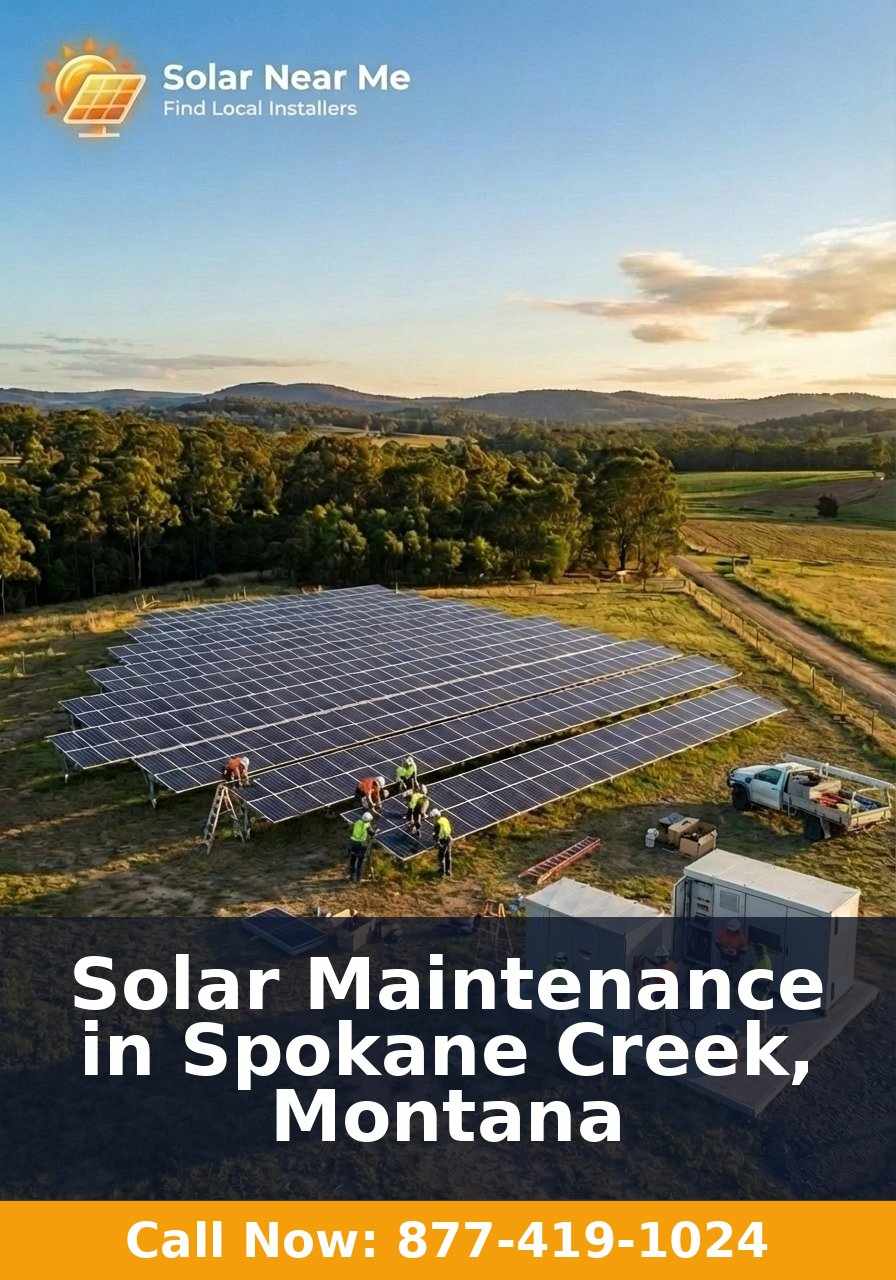 Solar Maintenance in Spokane Creek, Montana