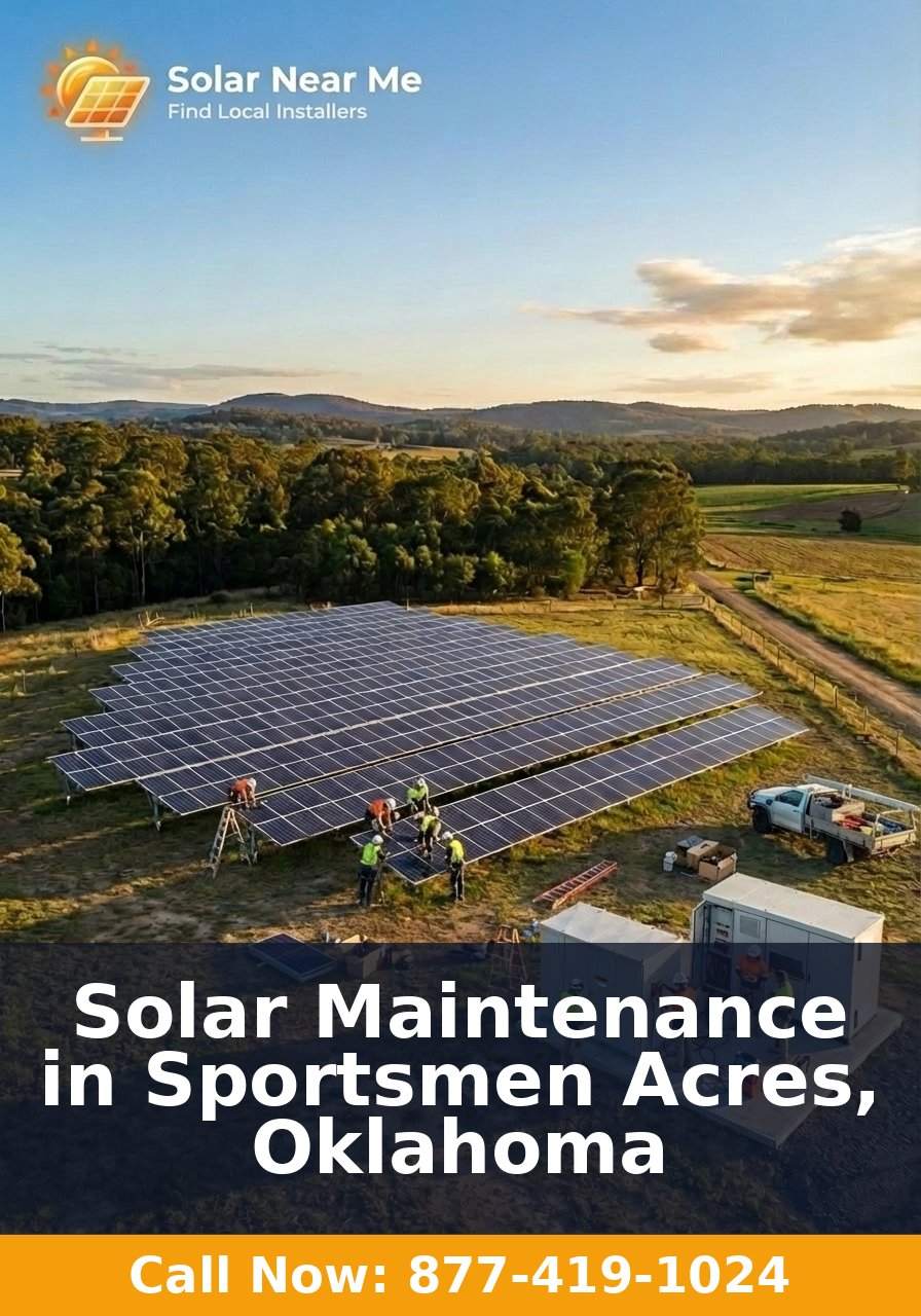 Solar Maintenance in Sportsmen Acres, Oklahoma