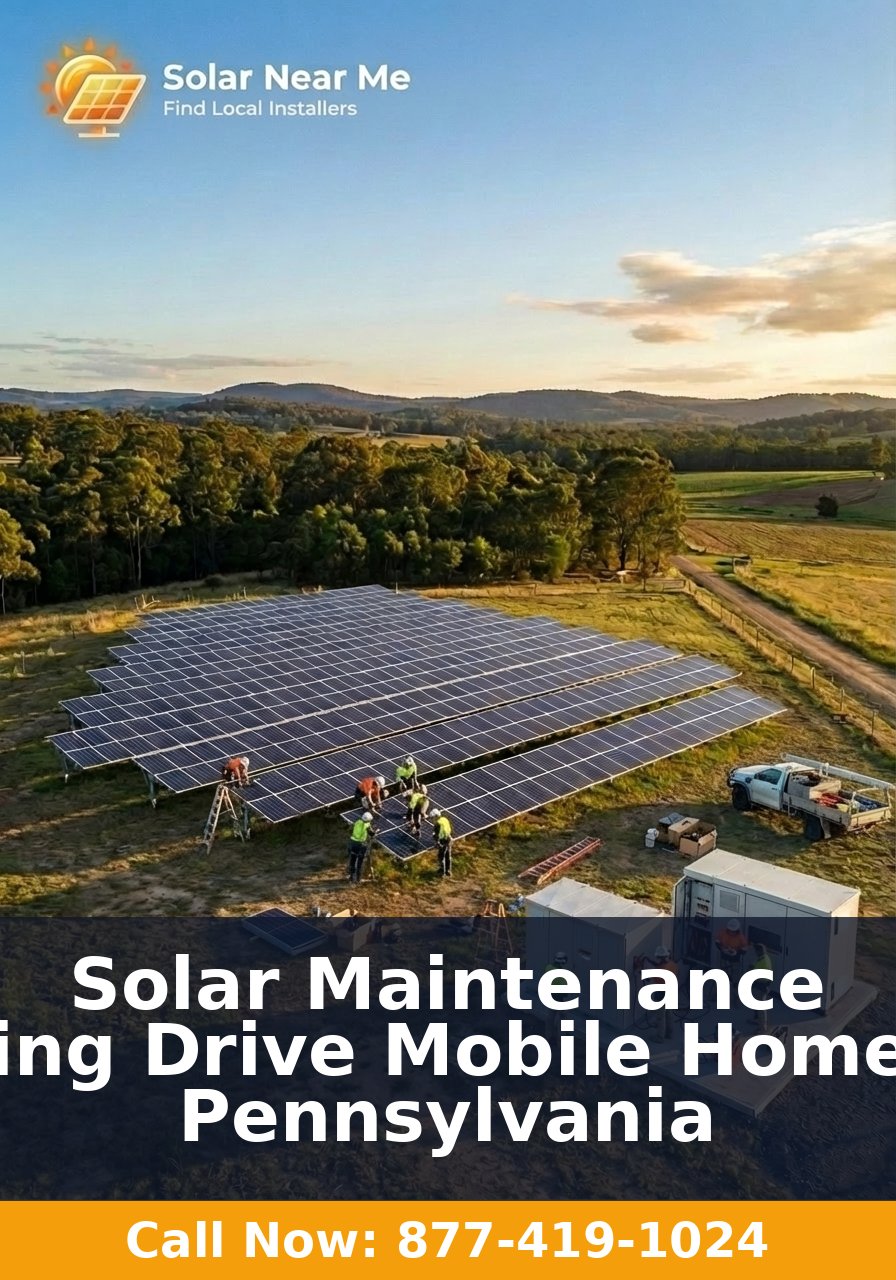 Solar Maintenance in Spring Drive Mobile Home Park, Pennsylvania