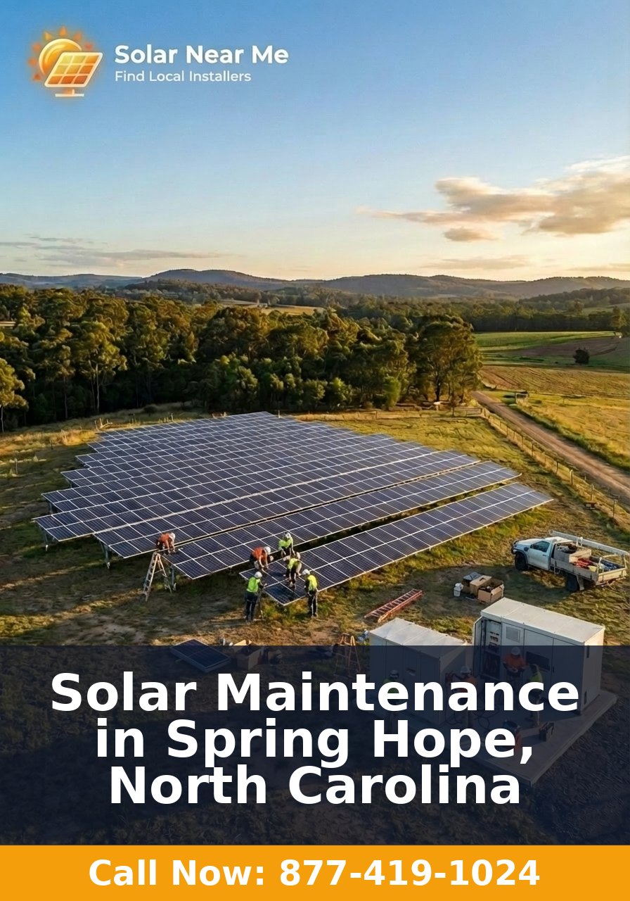 Solar Maintenance in Spring Hope, North Carolina