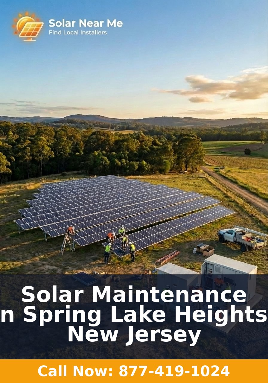 Solar Maintenance in Spring Lake Heights, New Jersey