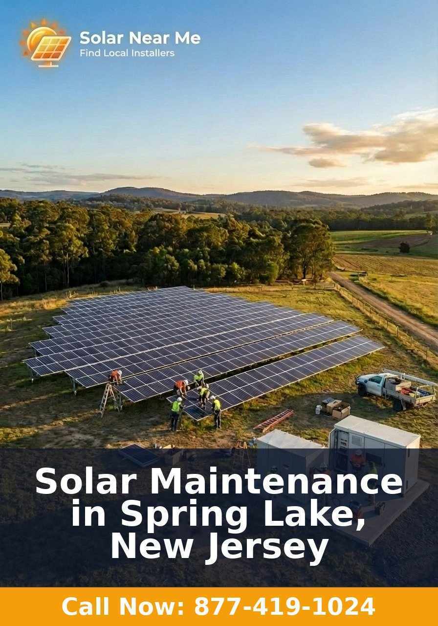 Solar Maintenance in Spring Lake, New Jersey