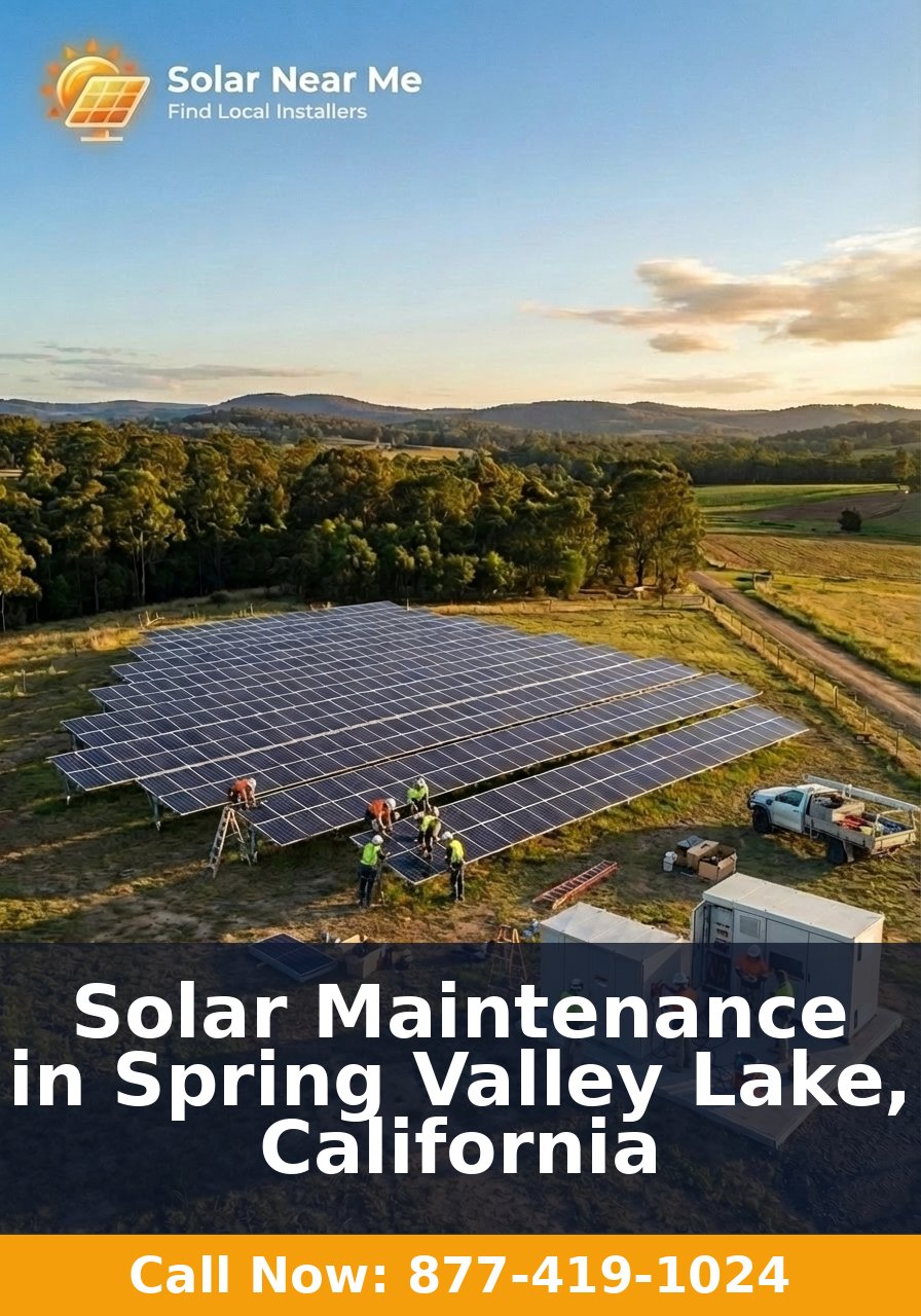 Solar Maintenance in Spring Valley Lake, California