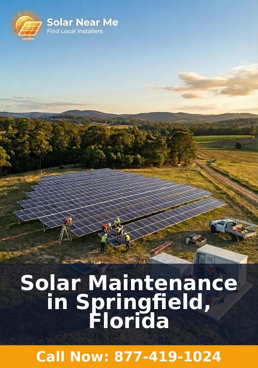 Solar Maintenance in Springfield, Florida